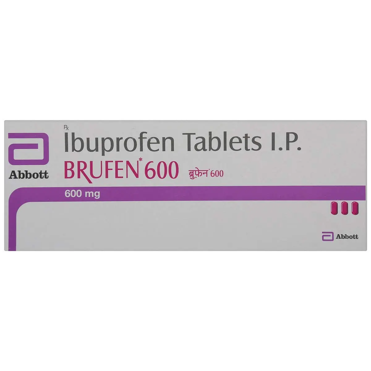 Brufen 600 mg (Ibuprofen) 1 Ibuprofen 600 mg