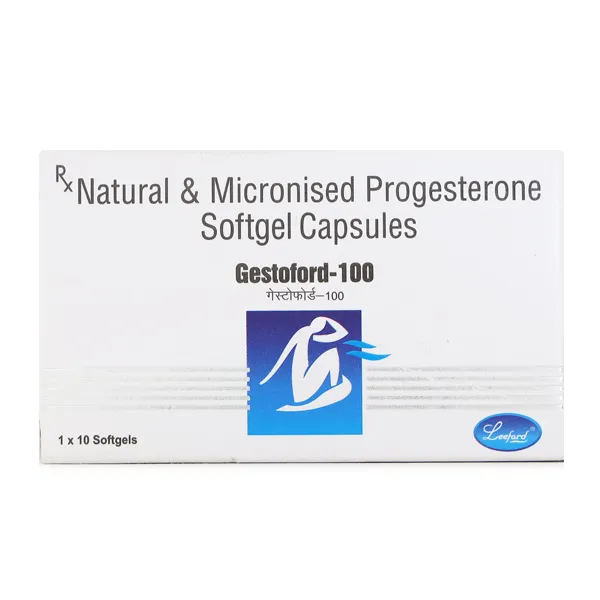 Progesterone 100 mg (Gestoford) 1 Progesterone 100 mg