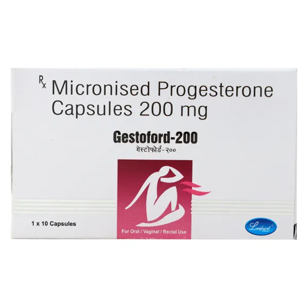 Progesterone 200 mg (Gestoford) 1 Progesterone 200 mg