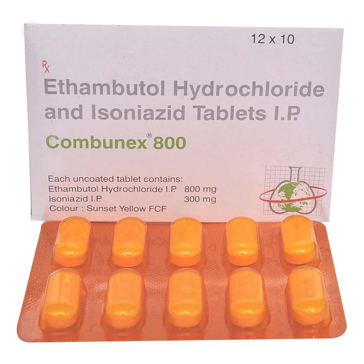 Combunex 800 (Isoniazid/Ethambutol) 1 combunex 800 mg