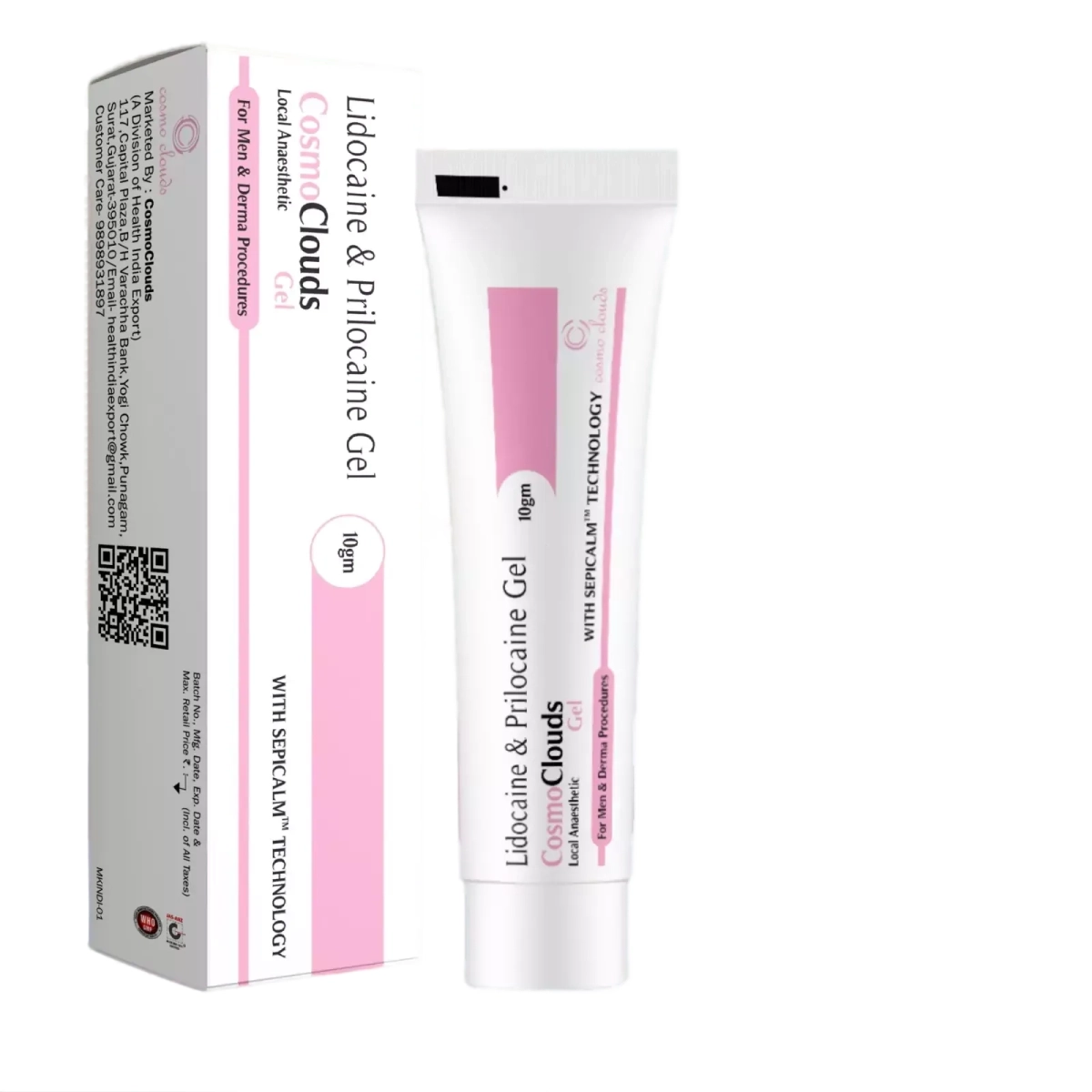 Lidocaine & Prilocaine Gel 10 gm 1 cosmo clouds gel