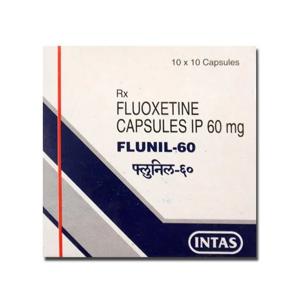 Flunil 60 mg (Fluoxetine) 1 flunil 60 mg