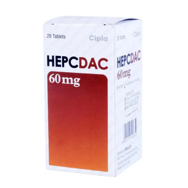 Hepcdac 60 mg (Daclatasvir) 1 hepcdac 60 mg