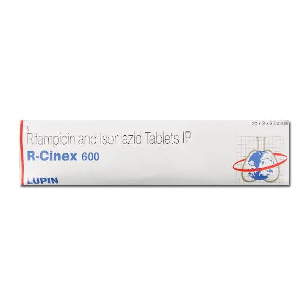 R-Cinex 600 (Isoniazid/Rifampicin) 1 r cinex 600 mg