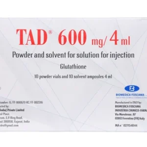 TAD 600 mg/4 ml Injection (Glutathione)