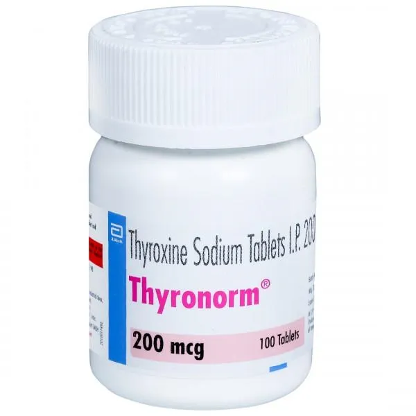 Thyroxine 200 MCG 1 thyronorm 200 mg