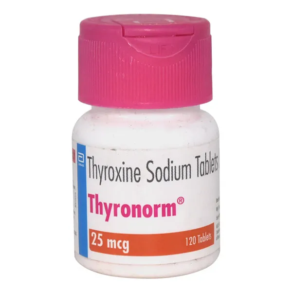 Thyroxine 25 MCG 1 thyronorm 25mcg