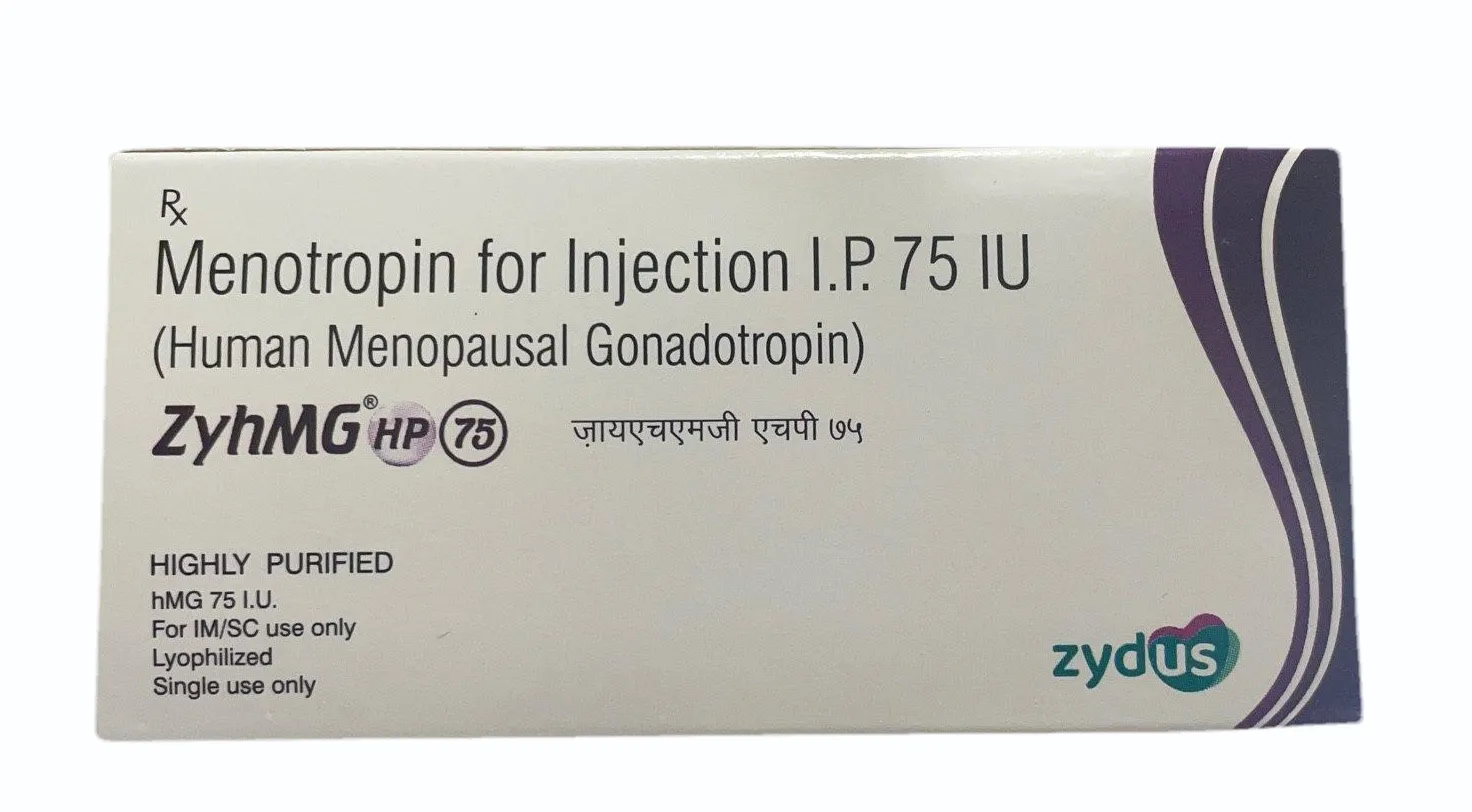 ZyHMG 75iu Injection (Menotrophin) 1 zyhmg 75iu