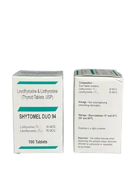 Shytomel Duo 94 (Levothyroxine & Liothyronine) 1 shytomel duo 94